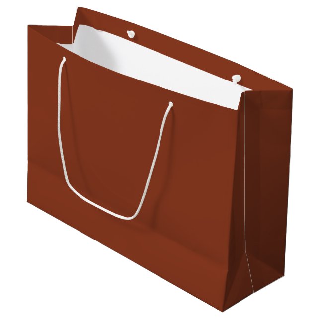 Grand Sac Cadeau Marron (Devant Angle)