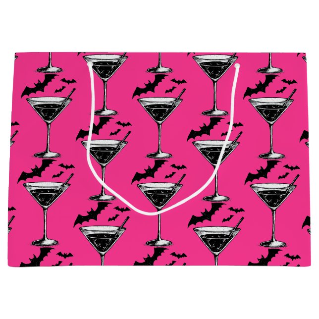 Grand Sac Cadeau Martini Bats (Devant)