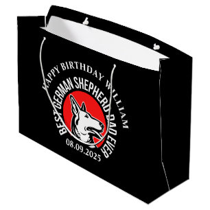 Grand Sac Cadeau Meilleur Berger Allemand Papa Jamais Cadeau Annive