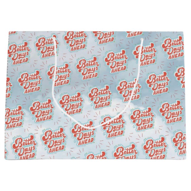 Grand Sac Cadeau Meilleurs Jours (Devant)