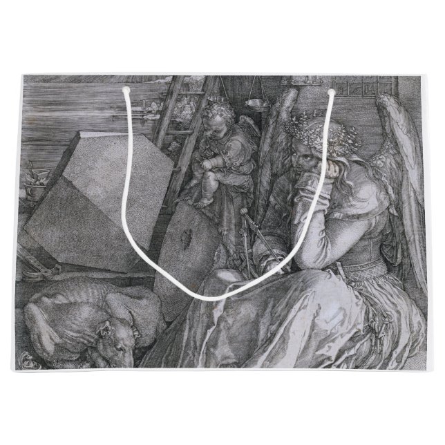 Grand Sac Cadeau Melancholia, Albrecht Durer (Devant)