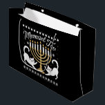Grand Sac Cadeau Meowzel Tov Drôle de Chanukah Hanukkah Sweatshirt<br><div class="desc">Meowzel Tov Drôle de Chanukah Hanukkah Sweatshirt Démodé</div>