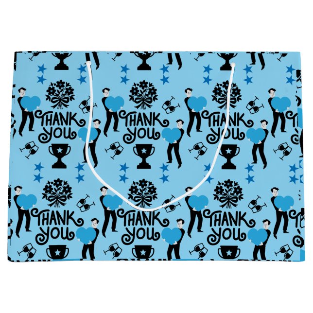 Grand Sac Cadeau Merci (Devant)