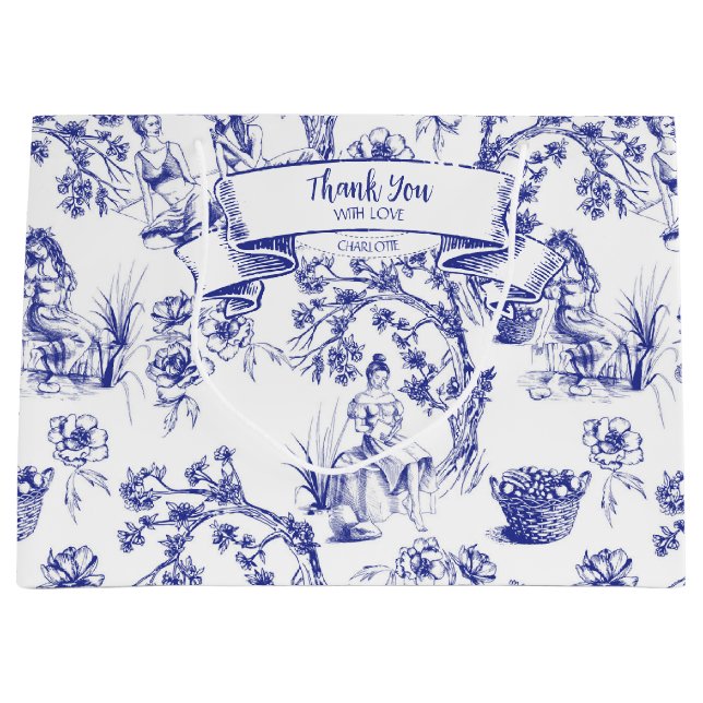 Grand Sac Cadeau Merci (Devant)