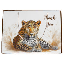 Merci Leopard Portrait animal