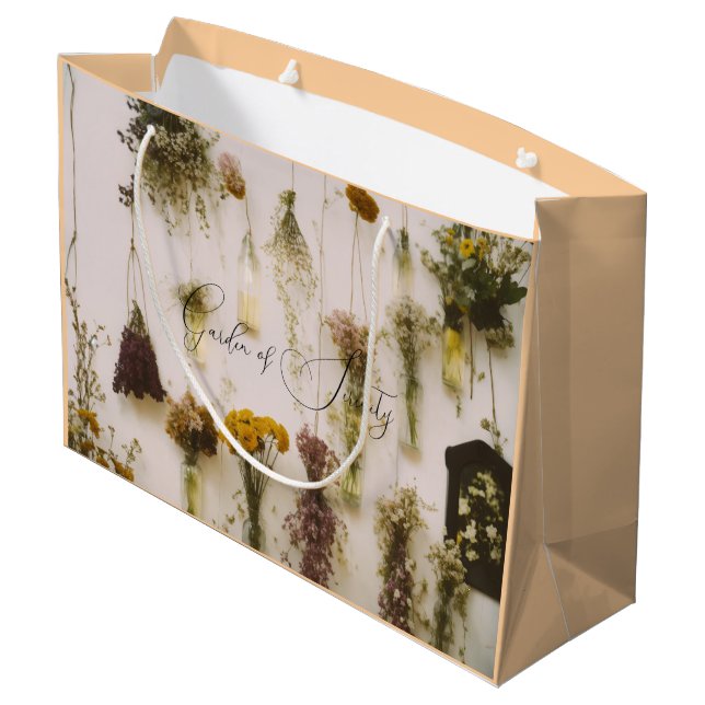 Grand Sac Cadeau #"MerciDeFêterAvecNous" SacCadeau (Dos Angle)