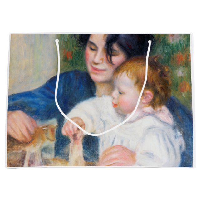 Grand Sac Cadeau Mère et enfant, Renoir (Devant)