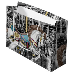 Grand Sac Cadeau Merry Go Round Carousel