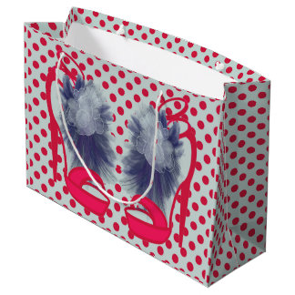 Grand Sac Cadeau Mes chaussures rouges préférées