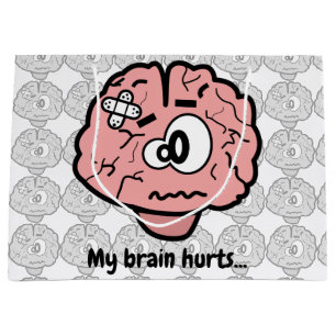 Grand Sac Cadeau Mes maux de cerveau