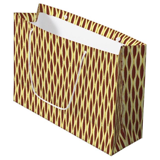 Grand Sac Cadeau Midcentury (Devant Angle)