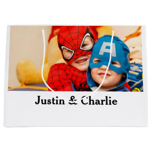 Grand Sac Cadeau Mignons enfants garçons filles photo cadeaux de fa