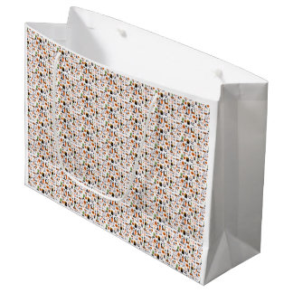 Grand Sac Cadeau Mignons motifs effrayants pour Halloween 