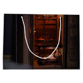 Grand Sac Cadeau Miniature livre nook diorama - lecture au lit