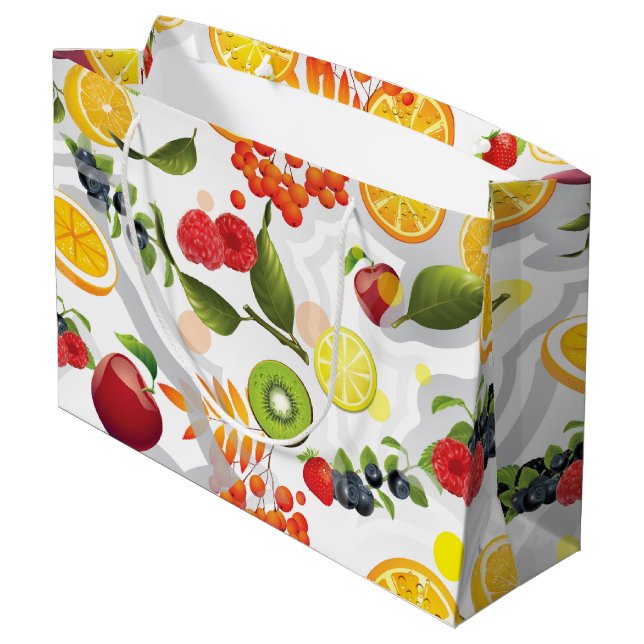 Grand Sac Cadeau Mixed Fruits 5 (Dos Angle)