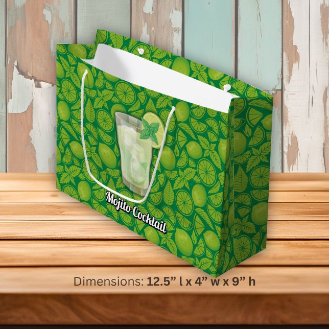 Grand Sac Cadeau Mojito (Créateur téléchargé)