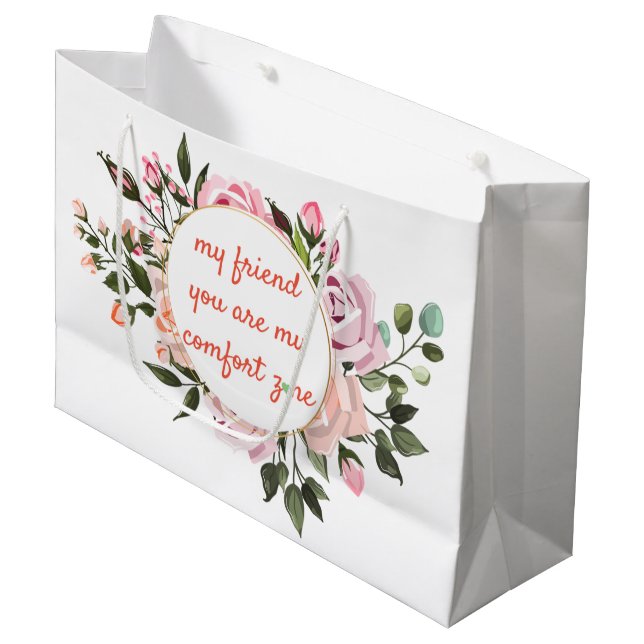 Grand Sac Cadeau Mon ami (Devant Angle)