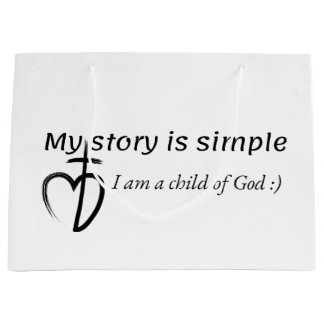 Grand Sac Cadeau Mon histoire est simple
