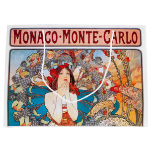 Grand Sac Cadeau Monaco, Monte-Carlo, Mucha