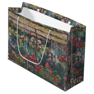 Grand Sac Cadeau Monet 1887 Vintage Peony Garden