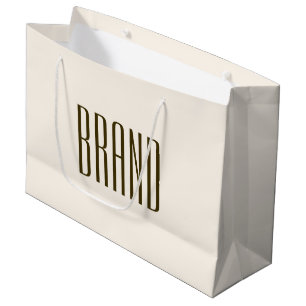 Grand Sac Cadeau Monogramme, marque ou nom commercial Brown non b
