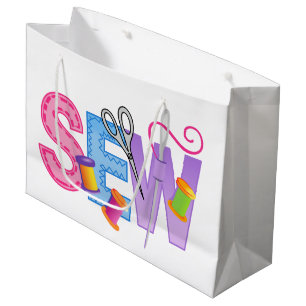 Grand Sac Cadeau Montage de neige