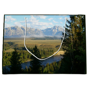 Grand Sac Cadeau Montagnes et rivière de Jackson Hole