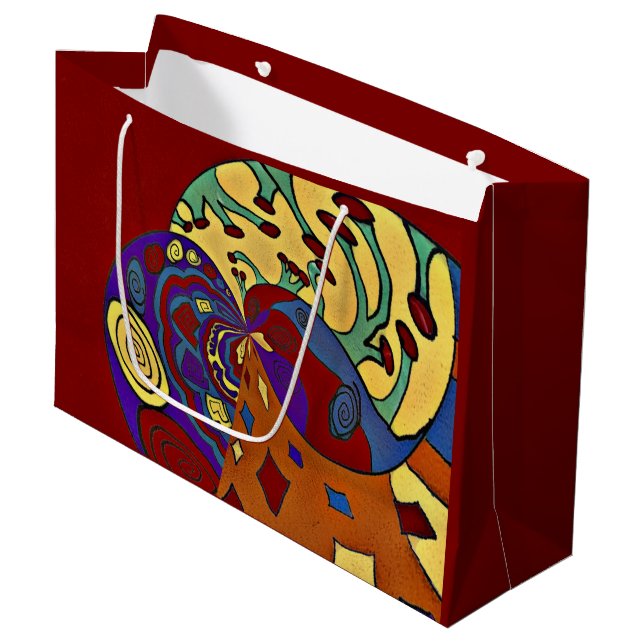 Grand Sac Cadeau Monter (Devant Angle)