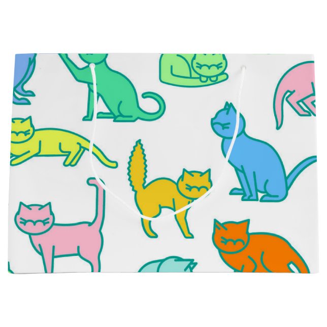 Grand Sac Cadeau Motif (Devant)