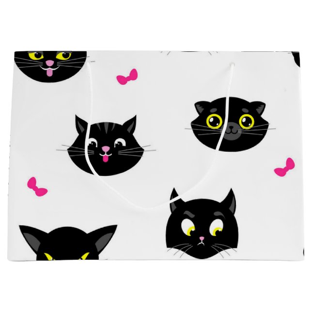 Grand Sac Cadeau Motif (Devant)