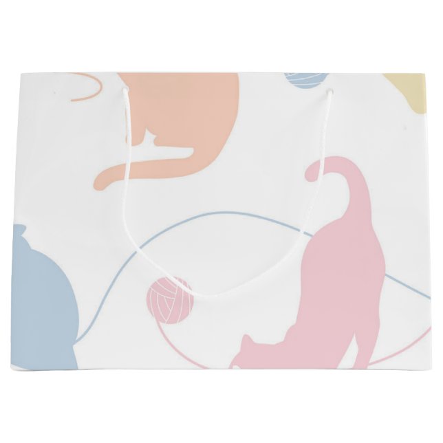 Grand Sac Cadeau Motif (Devant)