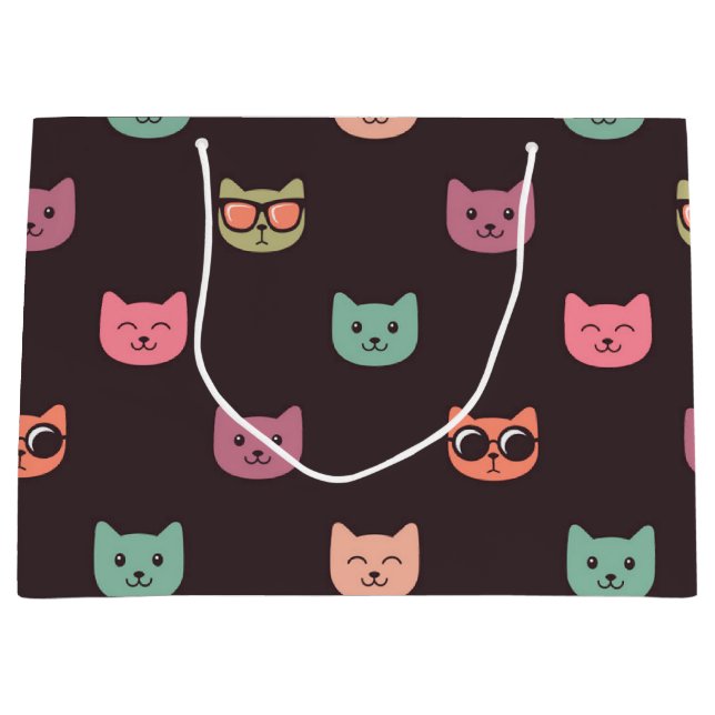 Grand Sac Cadeau Motif (Devant)