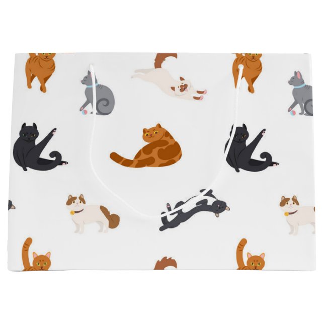 Grand Sac Cadeau Motif (Devant)