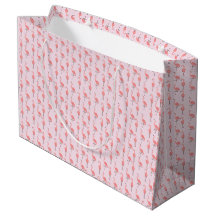 Motif aléatoire d'oiseau flamant rose