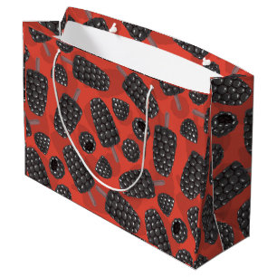 Grand Sac Cadeau Motif de crème glacée Blackberry et Blackberry