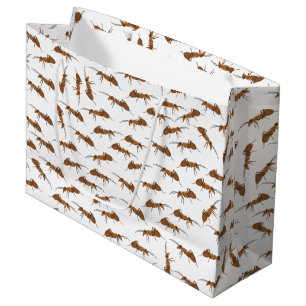 Grand Sac Cadeau Motif de jolies fourmis