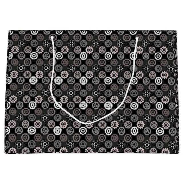 Grand Sac Cadeau Motif de vélos 01x4.b (Devant)