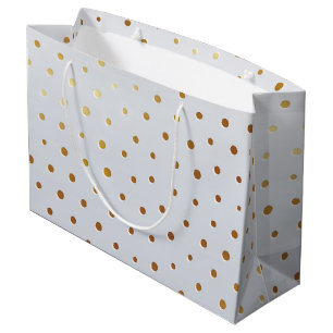Grand Sac Cadeau Motif d'or 5