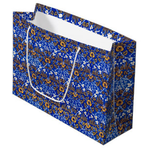Grand Sac Cadeau Motif Eyebright, William Morris Grand Cadeau