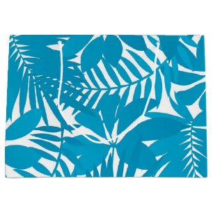 Grand Sac Cadeau motif feuille