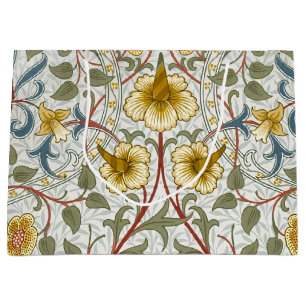 Grand Sac Cadeau Motif floral Narcisse de William Morris