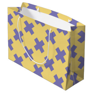 Grand Sac Cadeau Motif géométrique 18