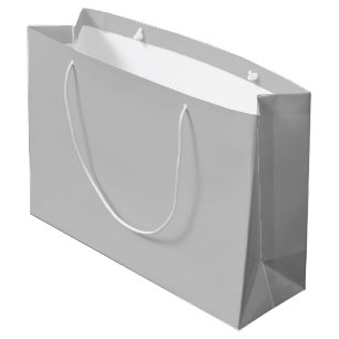 Grand Sac Cadeau Motif Géométrique Gris Clair - Décoration d'Été