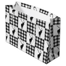 Motif rustique de plaid de bison de forêt giboyeus