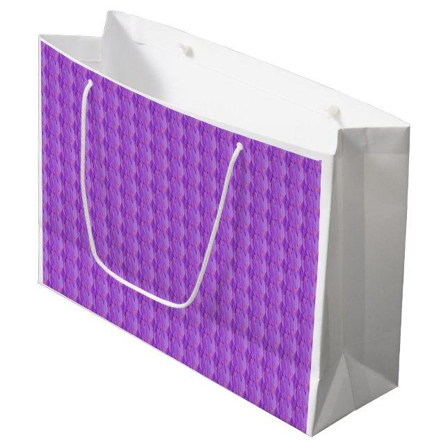 Grand Sac Cadeau Motif Tulip (Devant Angle)