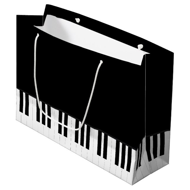 GRAND SAC CADEAU MUSIQUE DE PIANO (Devant Angle)