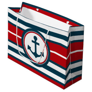 Grand Sac Cadeau Nautical design
