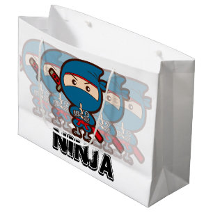 Grand Sac Cadeau Ninja Boy