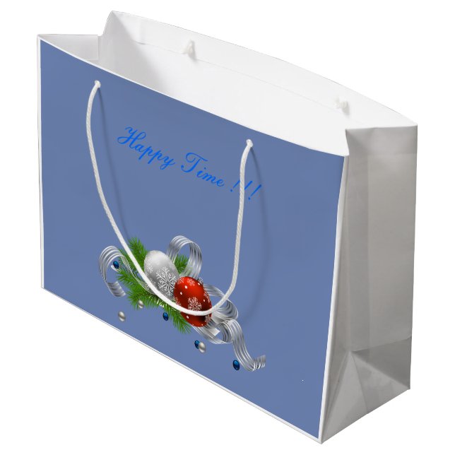 Grand Sac Cadeau Noël (Dos Angle)