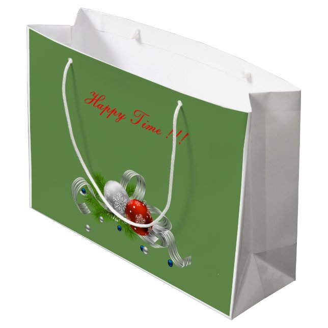 Grand Sac Cadeau Noël (Dos Angle)